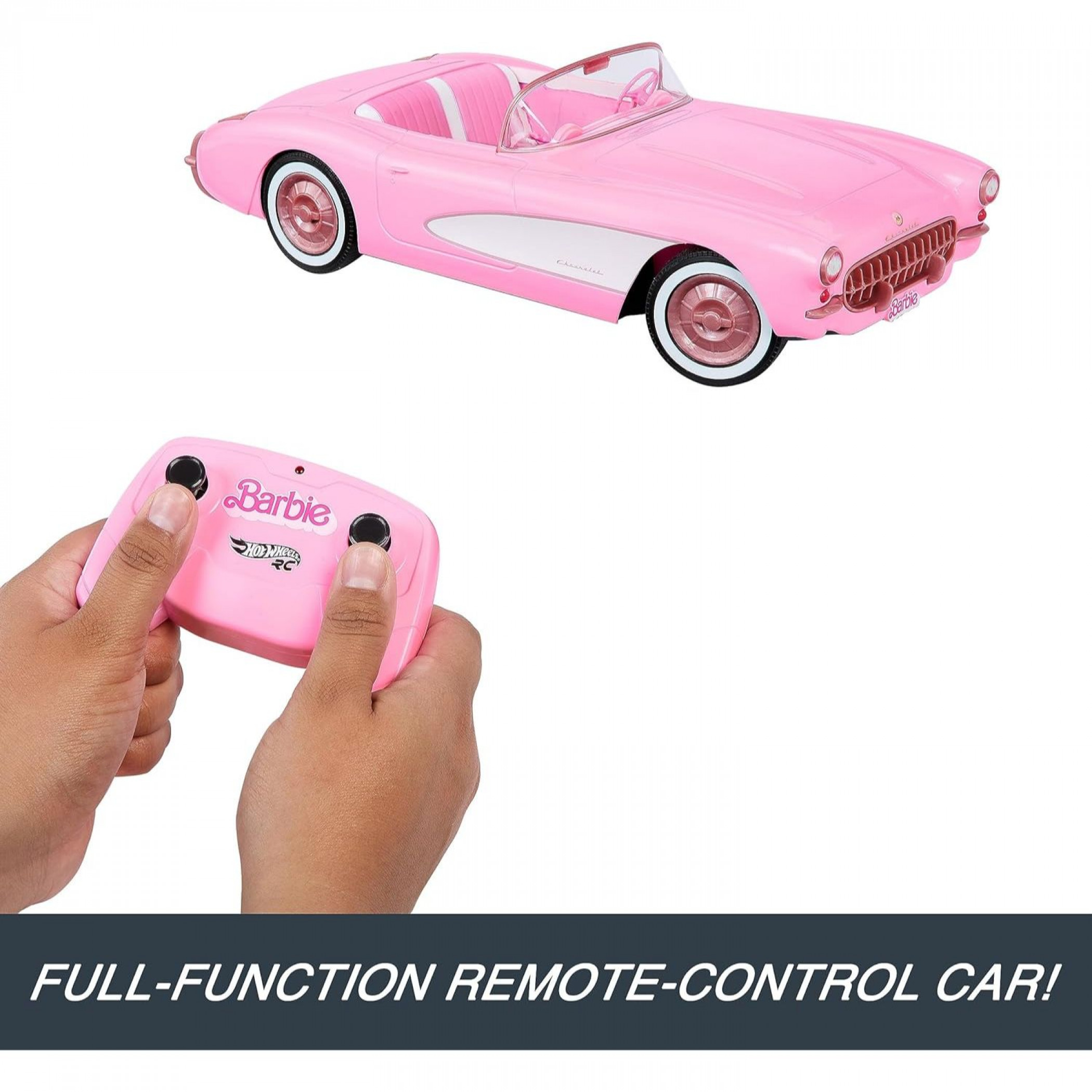 Barbie Movie Hot Wheels Corvette RC Car